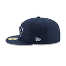New Era 59FIFTY New England Patriots NFL Fitted Hat - Oceanside Blue