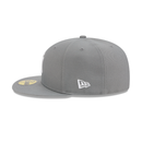 New Era 59FIFTY New York Yankees Color Basic Fitted Hat - Stone Grey / White