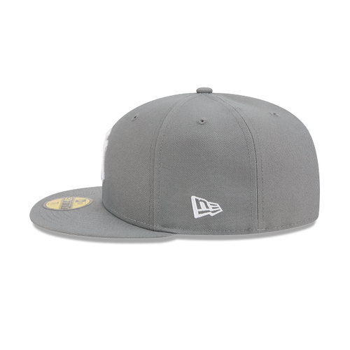 New Era 59FIFTY New York Yankees Color Basic Fitted Hat - Stone Grey / White