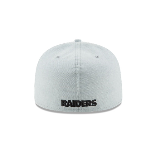 New Era 59FIFTY Las Vegas Raiders Fitted Hat - Snow Grey