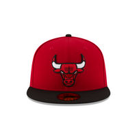 New Era 59FIFTY Chicago Bulls Two-Tone Fitted Hat - Red / Black