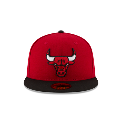 New Era 59FIFTY Chicago Bulls Two-Tone Fitted Hat - Red / Black