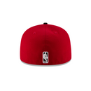 New Era 59FIFTY Chicago Bulls Two-Tone Fitted Hat - Red / Black