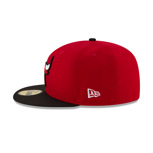 New Era 59FIFTY Chicago Bulls Two-Tone Fitted Hat - Red / Black