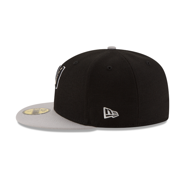 New Era 59FIFTY San Antonio Spurs Two-Tone Fitted Hat - Black / Grey