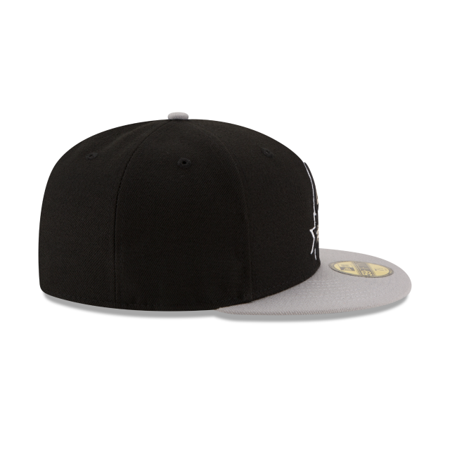 New Era 59FIFTY San Antonio Spurs Two-Tone Fitted Hat - Black / Grey