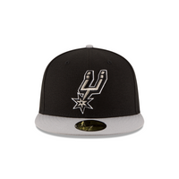 New Era 59FIFTY San Antonio Spurs Two-Tone Fitted Hat - Black / Grey