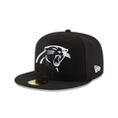 New Era 59FIFTY Carolina Panthers Basic Fitted Hat - Black / White