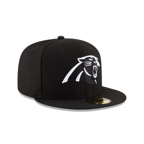 New Era 59FIFTY Carolina Panthers Basic Fitted Hat - Black / White