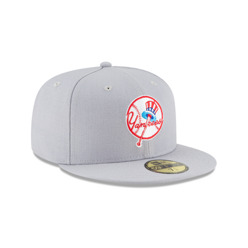 New Era 59FIFTY New York Yankees Cooperstown Collection Wool Fitted Hat - Grey (1946)