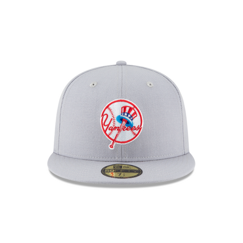 New Era 59FIFTY New York Yankees Cooperstown Collection Wool Fitted Hat - Grey (1946)
