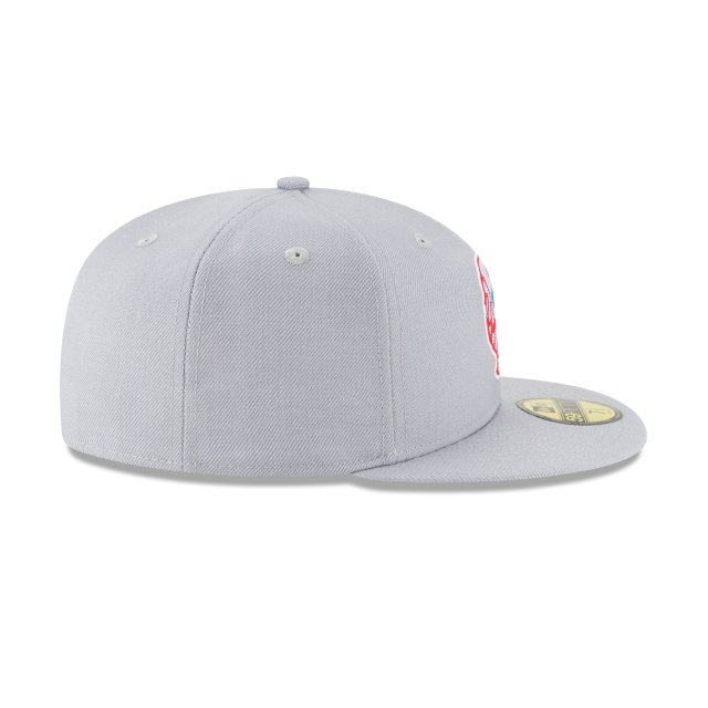 New Era 59FIFTY New York Yankees Cooperstown Collection Wool Fitted Hat - Grey (1946)