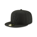New Era 59FIFTY Colorado Rockies Basic Fitted Hat - Black / Black