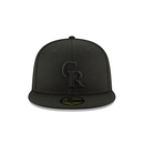 New Era 59FIFTY Colorado Rockies Basic Fitted Hat - Black / Black