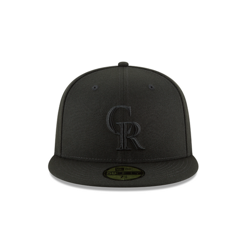 New Era 59FIFTY Colorado Rockies Basic Fitted Hat - Black / Black