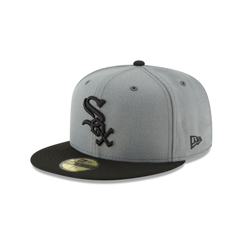 New Era 59FIFTY Chicago White Sox Basic Fitted Hat - Storm Grey / Black