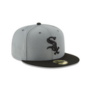 New Era 59FIFTY Chicago White Sox Basic Fitted Hat - Storm Grey / Black