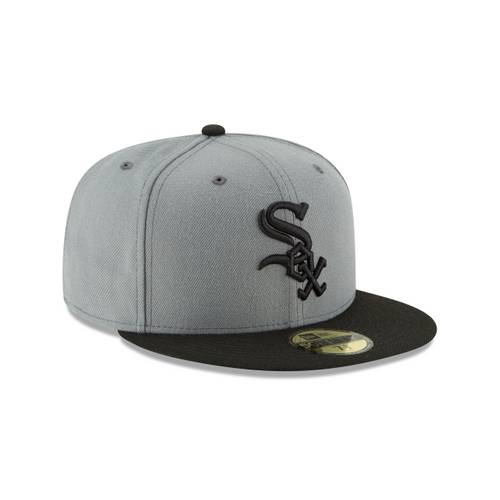 New Era 59FIFTY Chicago White Sox Basic Fitted Hat - Storm Grey / Black