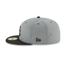New Era 59FIFTY Atlanta Braves Basic Fitted Hat - Storm Grey / Black
