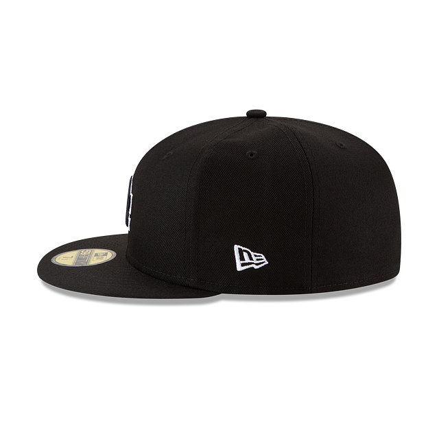 New Era 59FIFTY Los Angeles Dodgers Color Basic Fitted Hat - Black / White