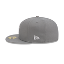 New Era 59FIFTY New York Mets Color Basic Fitted Hat - Stone Grey / White