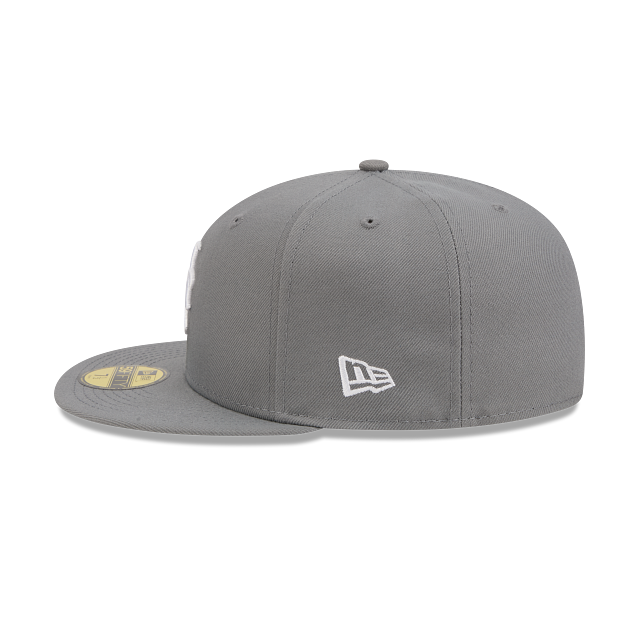 New Era 59FIFTY New York Mets Color Basic Fitted Hat - Stone Grey / White