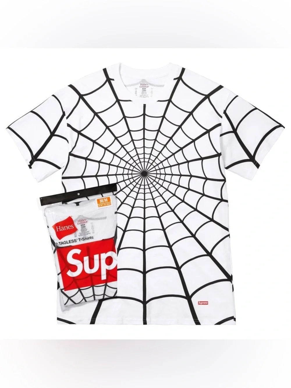 Product Title Supreme / Hanes Spider Web Tees (2 Pack)