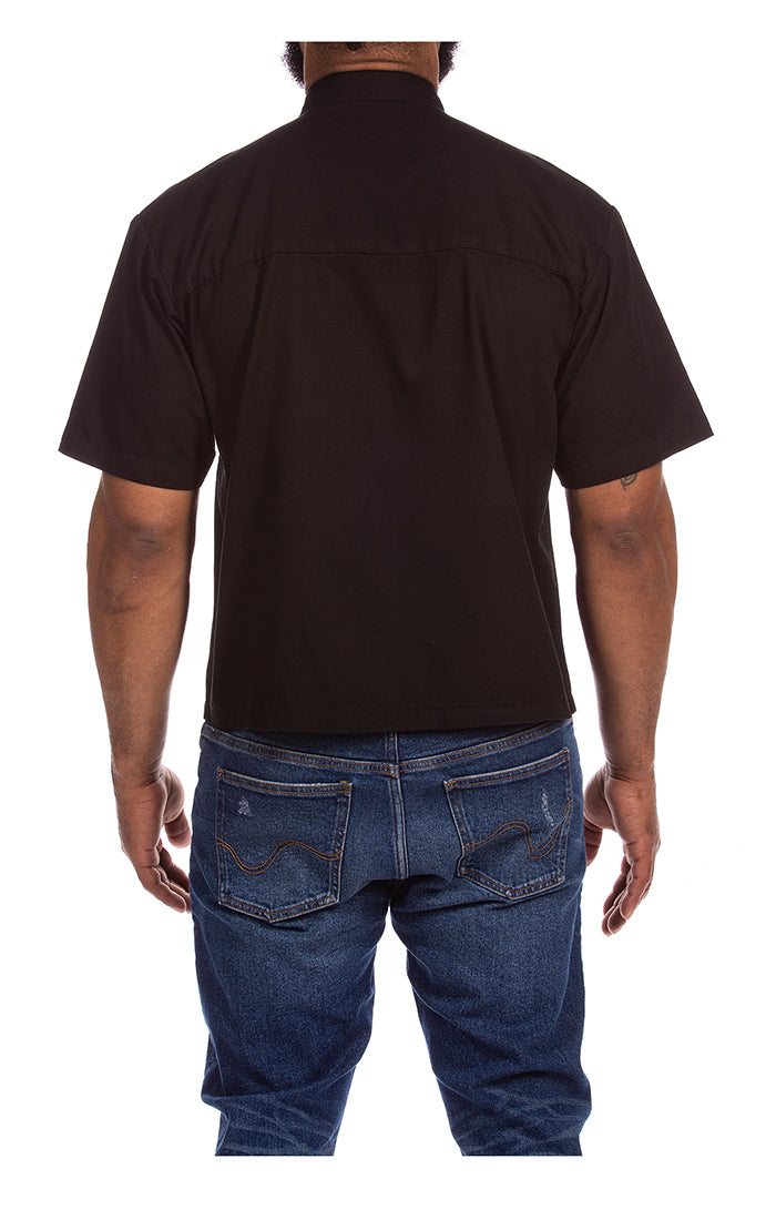 ICECREAM Race SS Woven Shirt in Black