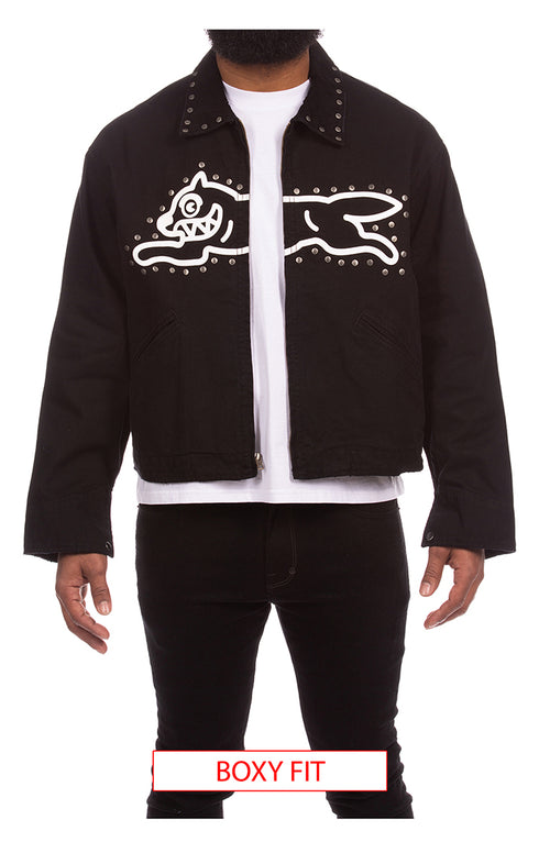 ICECREAM Chute Jacket in Black