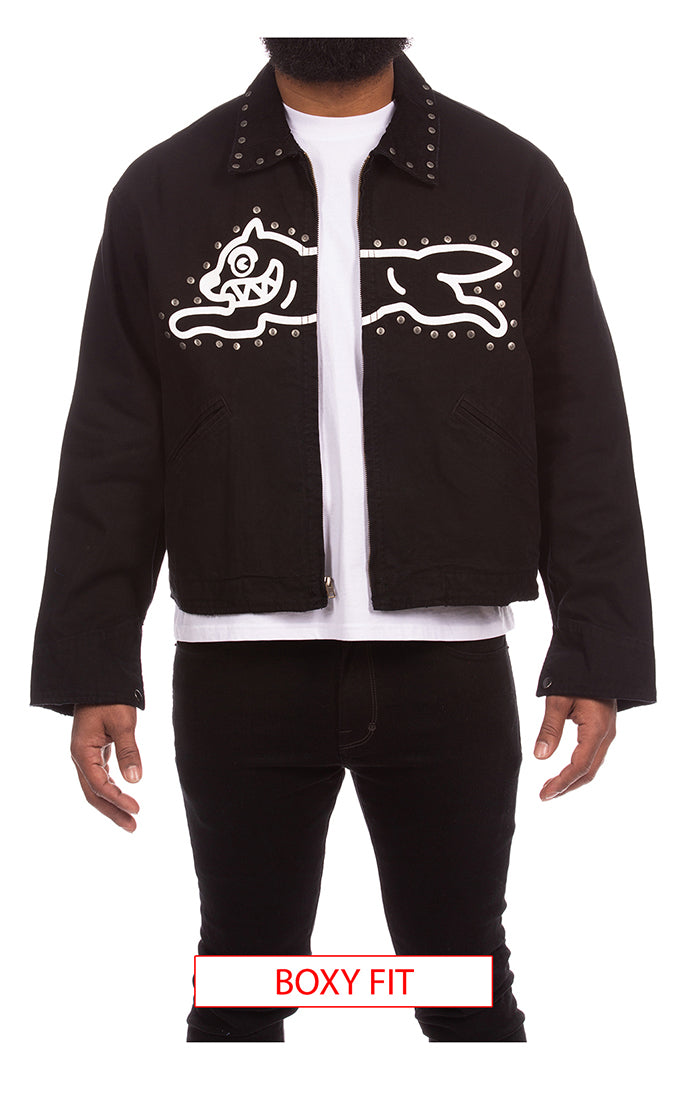 ICECREAM Chute Jacket in Black