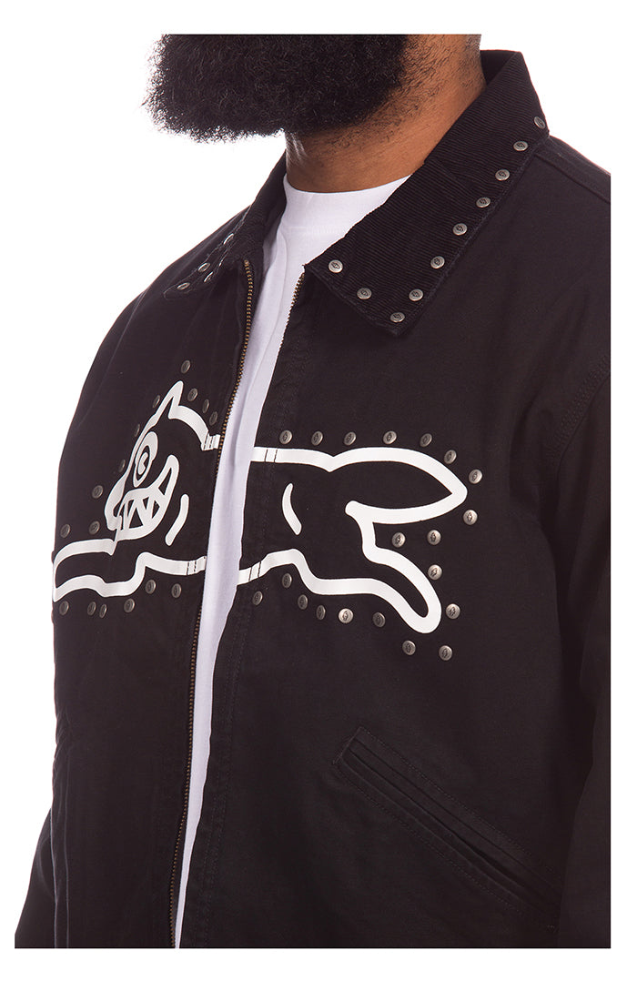 ICECREAM Chute Jacket in Black