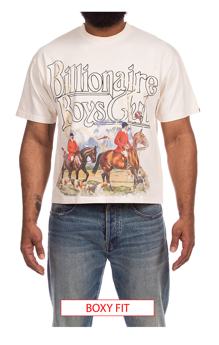 Billionaire Boys Club BB Lightning SS Knit (Boxy Fit) - Gardenia