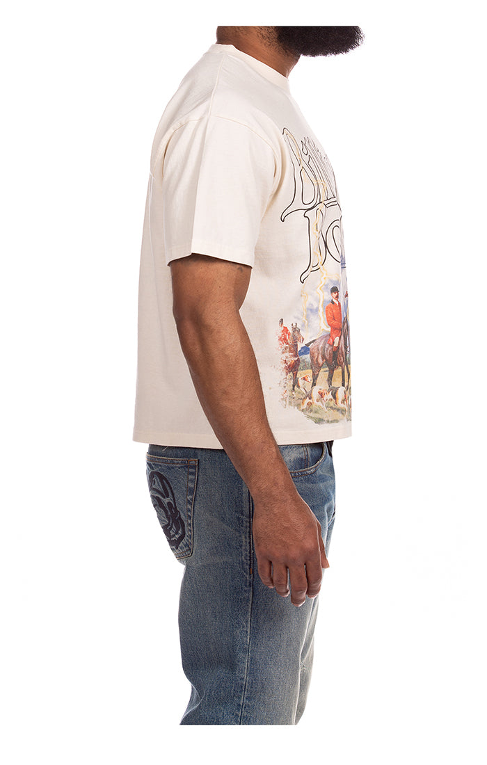 Billionaire Boys Club BB Lightning SS Knit (Boxy Fit) - Gardenia